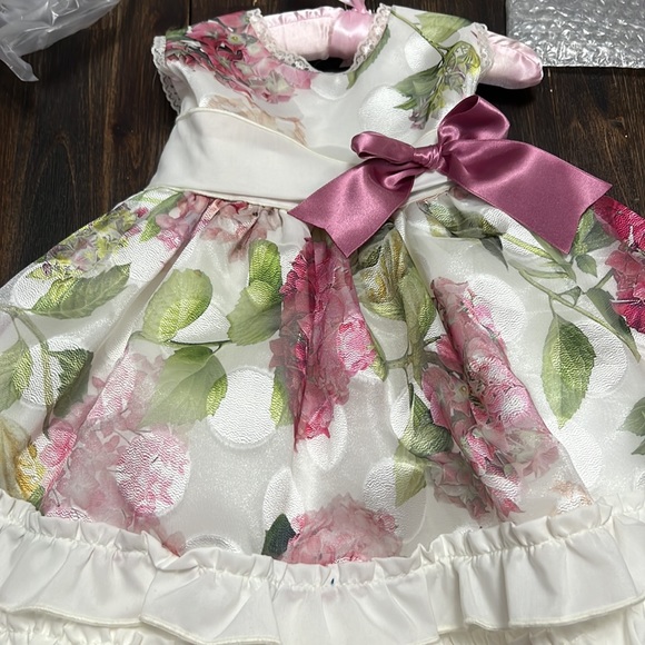 Petite Mason toddler floral ruffled dress - Picture 3 of 4